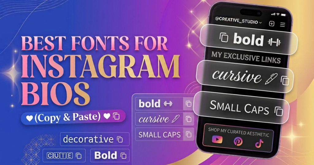 best-fonts-for-instagram-bios