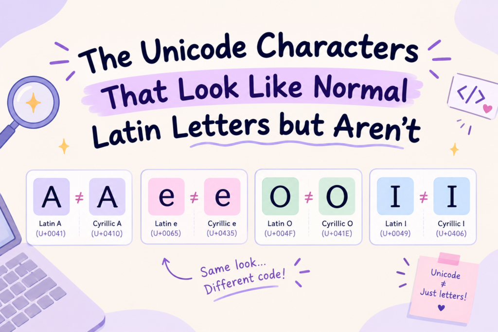 unicode-characters-look-alike-but-not-same